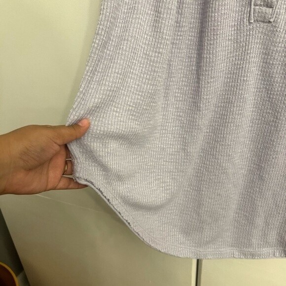 Free People Henley Tee Lilac - Picture 10 of 10